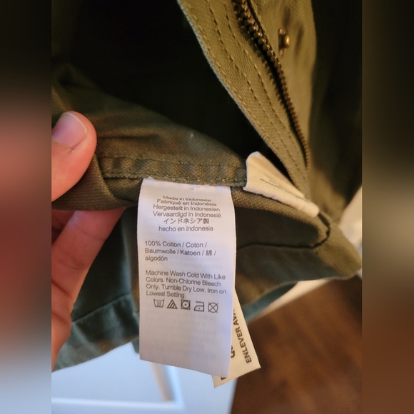 Madewell Northover Utility Jacket Regular Fit Cotton Desert Olive Size Small - Picture 3 of 15